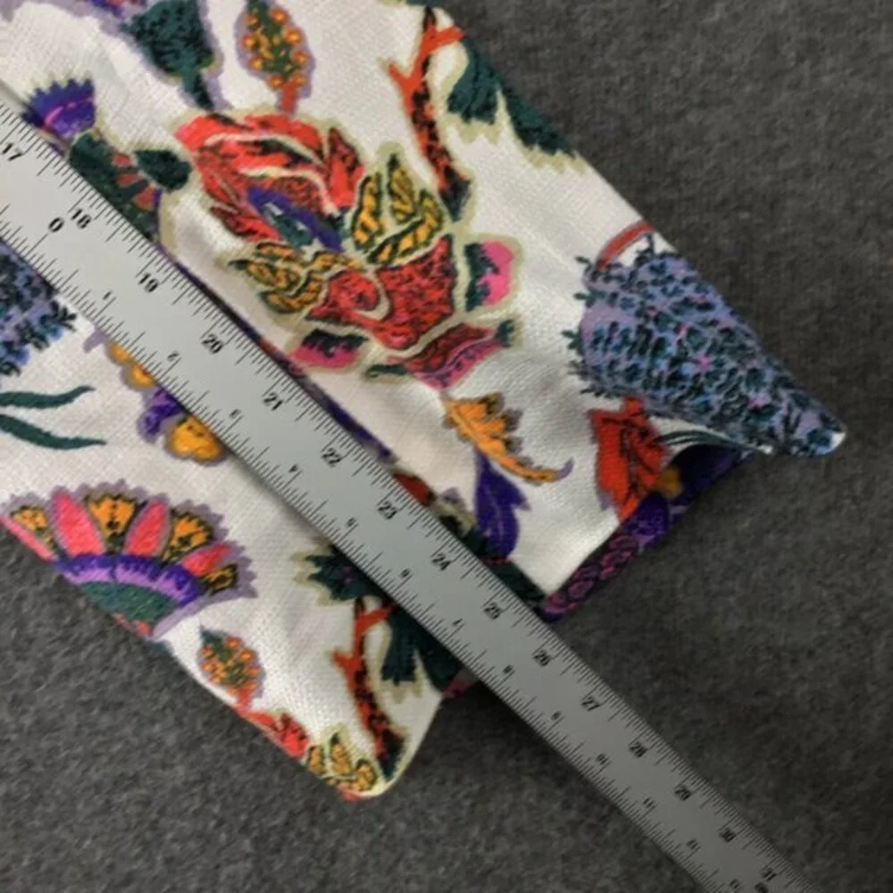 J.‎ Crew Re-Imagined Anderson Floral Textured Cropped Pants Sz 8